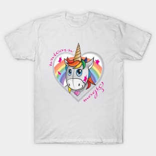 Unicorn magic rainbow T-Shirt